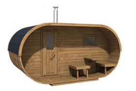 Oválná sauna 240 BOROVICE THERMO