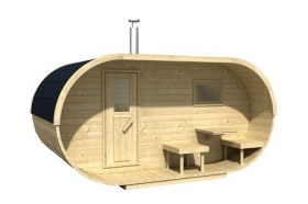 Oválná sauna 240 SMRK