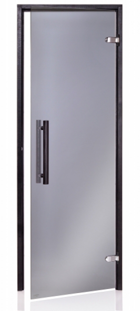 Dveře do sauny "A" 9x19 Grey 890x1890 mm Black