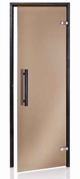 Dveře do sauny "A" 7x21 Bronze 690x2090 mm Black