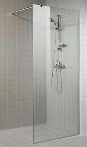 Sprchová stěna "A" 9x20 Clear 900x2000x8 mm