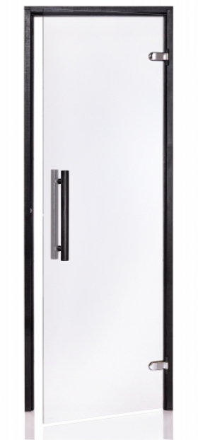 Dveře do sauny "A" 8x21 Clear 790x2090 mm Black
