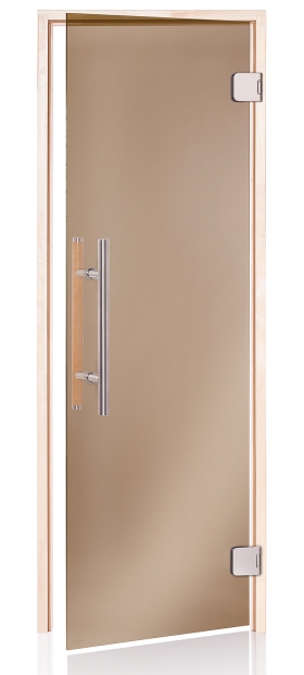 Dveře do sauny "A" Premium 8x21 Bronze 790x2090 mm Osika