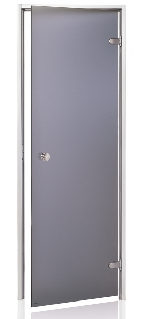 Dveře do parní sauny "A" 8x19 Satin Grey 785x1895 mm