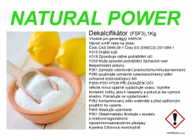 Dekalcifikátor - Citric Acid 1 Kg