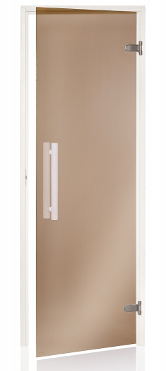 Dveře do sauny "A" 7x20 Bronze 690x1990 mm White