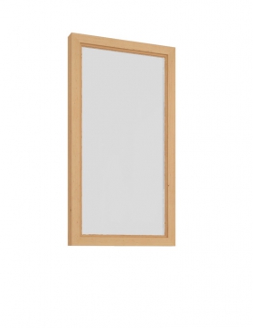 Okno do sauny 92x490x890mm čiré olše