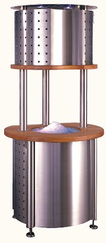 Výrobník ledu - ledovač Eis-Tower Turm, věžový s osvětlením 200kg/24h