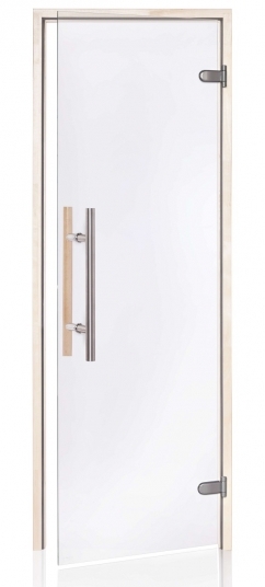 Dveře do sauny "A" Light Premium 7x19 Clear 690x1890 mm Osika