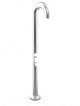 Venkovní sprchový sloup, válcový, 264x2424mm