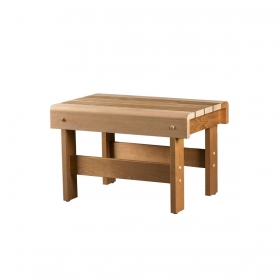 Lavice hotová - 46x70 s nohama, osika THERMOWOOD