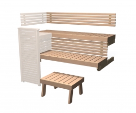 Lavicový set Harvia Formula 22, olše