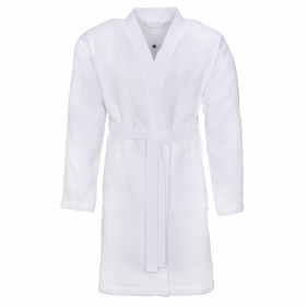 Vaflový župan VOSSEN do sauny, BÍLÝ, unisex - vel. XL