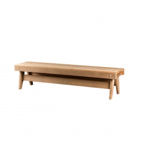 Lavice hotová - modul 36x150 osika THERMOWOOD