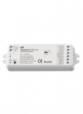 Prodej ukončen: RGBW LED Driver DMX, 24V, CV k trubicovému osvětlení SENTIOTEC