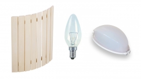 Set světlo, žárovka, stínítko Classic