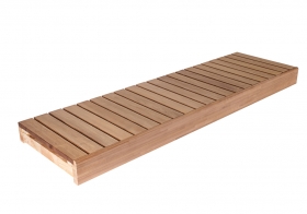 Lavice hotová - modul 4x16 osika THERMOWOOD