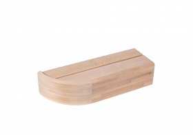 Konec lavice - modul 200x600 mm, olše, levý