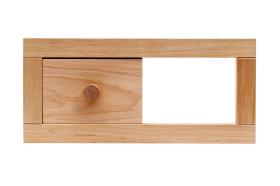 Ventilační šuplík Thermory, osika thermowood