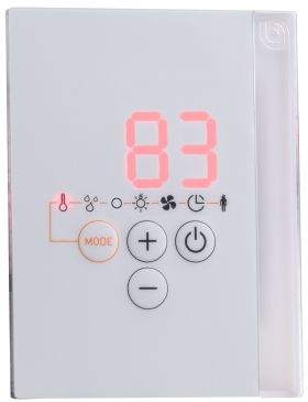 2.jakost: Saunová regulace, řídící jednotka SENTIOTEC Professional D3i, bílá