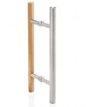 2.jakost: Madlo PREMIUM rozteč 300mm nerez/dřevo