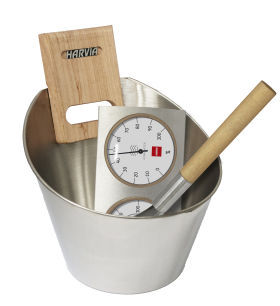 2.jakost: Nerezový set HARVIA PREMIUM STEEL