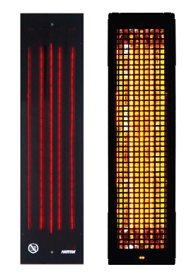 Rozbalené zboží: Infrazářič Harvia VitaMy 350W, DARK se sklem