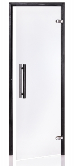 2.jakost: Dveře do sauny "A" 7x20 Clear 690x1990 mm Black