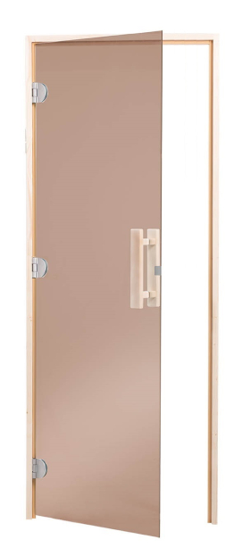 2.jakost: Prodej ukončen: Dveře do sauny Sentiotec DS80 Bronze 740x1960mm