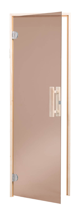 2.jakost: Prodej ukončen: Dveře do sauny Sentiotec DS80 Bronze 650x1960mm