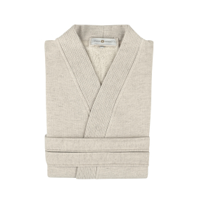 Froté župan Casa Lusso kimono - béžová, vel. S/M
