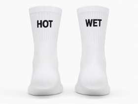 Ponožky Finská sauna "Hot wet" - bílé vel. 37/38