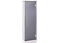 Dveře do parní sauny "A" Lux 7x20 Satin Grey 685x1995 mm