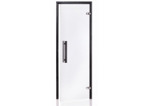 Dveře do sauny "A" 8x19 Clear 790x1890 mm Black