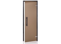 Dveře do sauny "A" 9x19 Satin Bronze 890x1890 mm Black