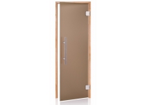 Dveře do sauny "A" Premium 8x19 Satin Bronze 790x1890 mm Osika