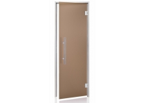 Dveře do parní sauny "A" Premium 7x21 Satin Bronze 685x2095 mm