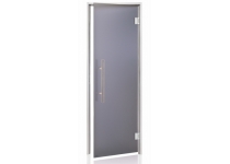 Dveře do parní sauny "A" Premium 7x21 Satin Grey 685x2095 mm