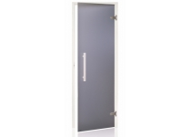 Dveře do sauny "A" 8x19 Satin Grey 790x1890 mm White