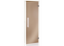 Dveře do sauny "A" 8x21 Bronze 790x2090 mm White
