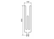 Topné těleso, spirála pro saunová kamna FG,QR,PC (E,H,F), 2260W/230V