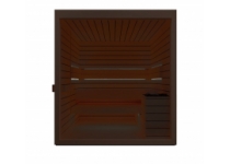 Finská sauna Auroom LUMINA 150x180 dark thermowood olše