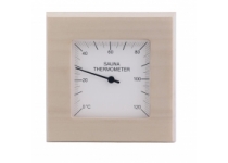 Teploměr SENTIOTEC - čtvercový, osika
