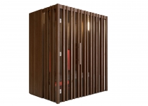 Infrasauna Auroom Irradia 100x150 dark thermowood olše