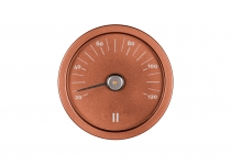 Saunový teploměr Rento z hliníku, měděný COPPER