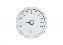 Saunový teploměr Rento z hliníku, natural