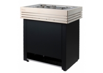 Bezpečnostní ohrádka ke kamnům Qube (18-24kW) - ořech