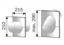 Příruba Harvia, nerez