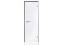 Celoskleněné dveře DORADO 7x20, ALU rám, Clear, WC zámek
