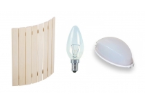 Set světlo, žárovka, stínítko Classic